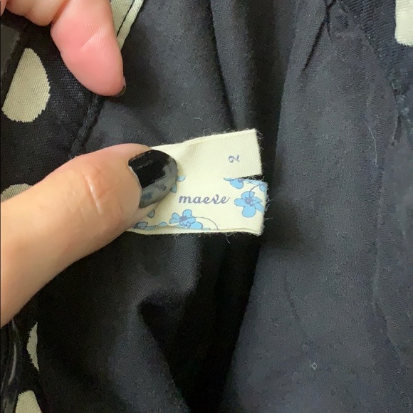 3/$20 Anthropologie Maeve• Polka Dot Strapless - Picture 4 of 5